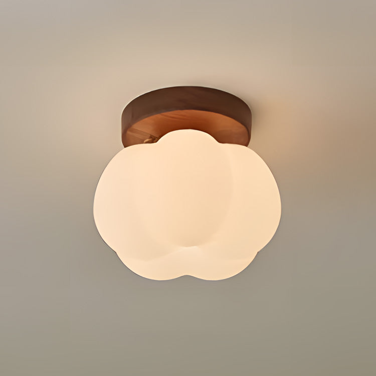 Pumpkin Flush Ceiling Lamp