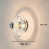 Vintage LED Glass Wall Sconce