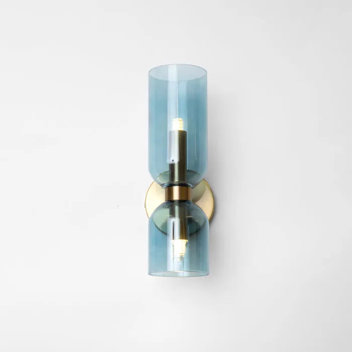 Double Head Glass Wall Lamp LED Sconce