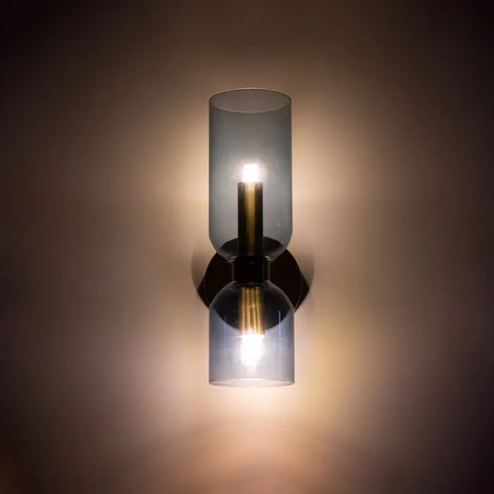 Double Head Glass Wall Lamp LED Sconce