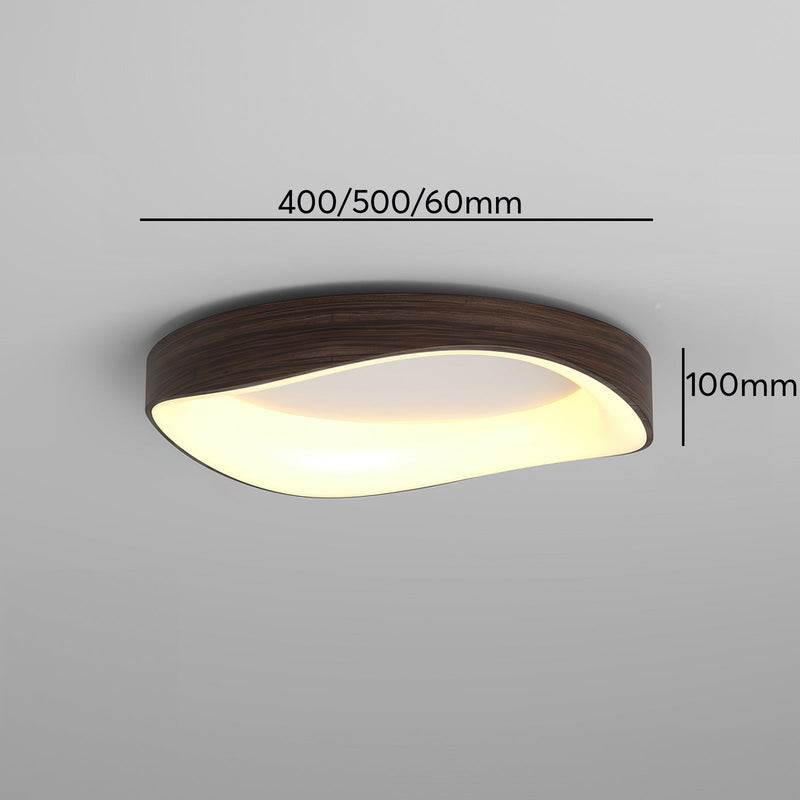 Nordic Artistic Wood Grain Ceiling Light