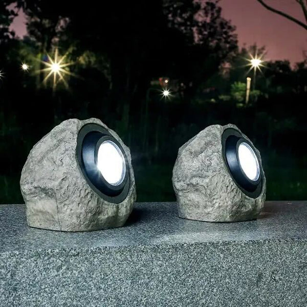 RockyLight | Solar-powered lights in the shape of a stone